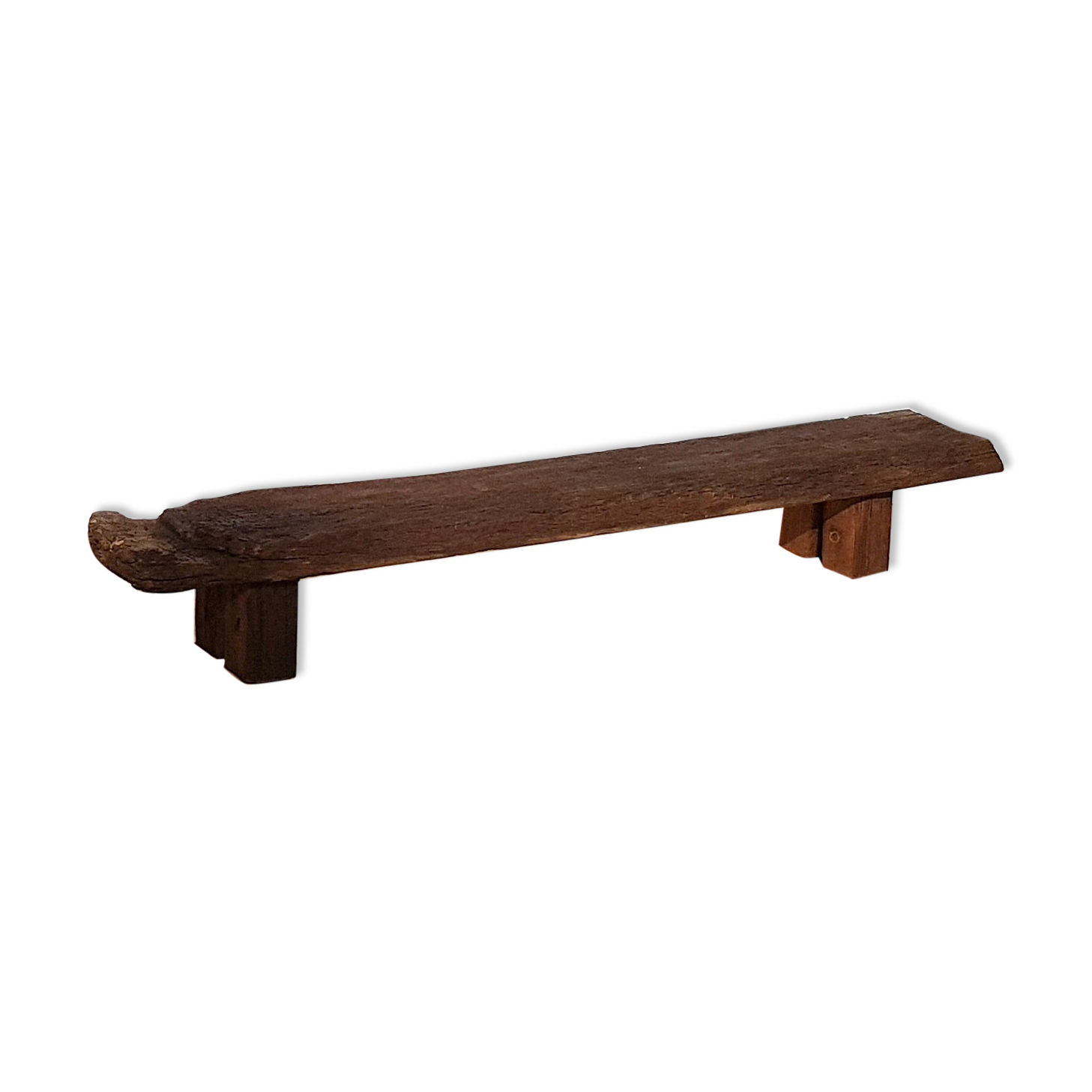 Banc tribal en bois massif