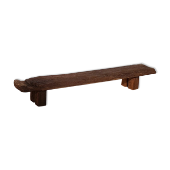 Tribal bench made of solid wood