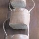 3 paniers suspendus en osier artisanat