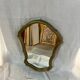 Miroir et console en bois doré