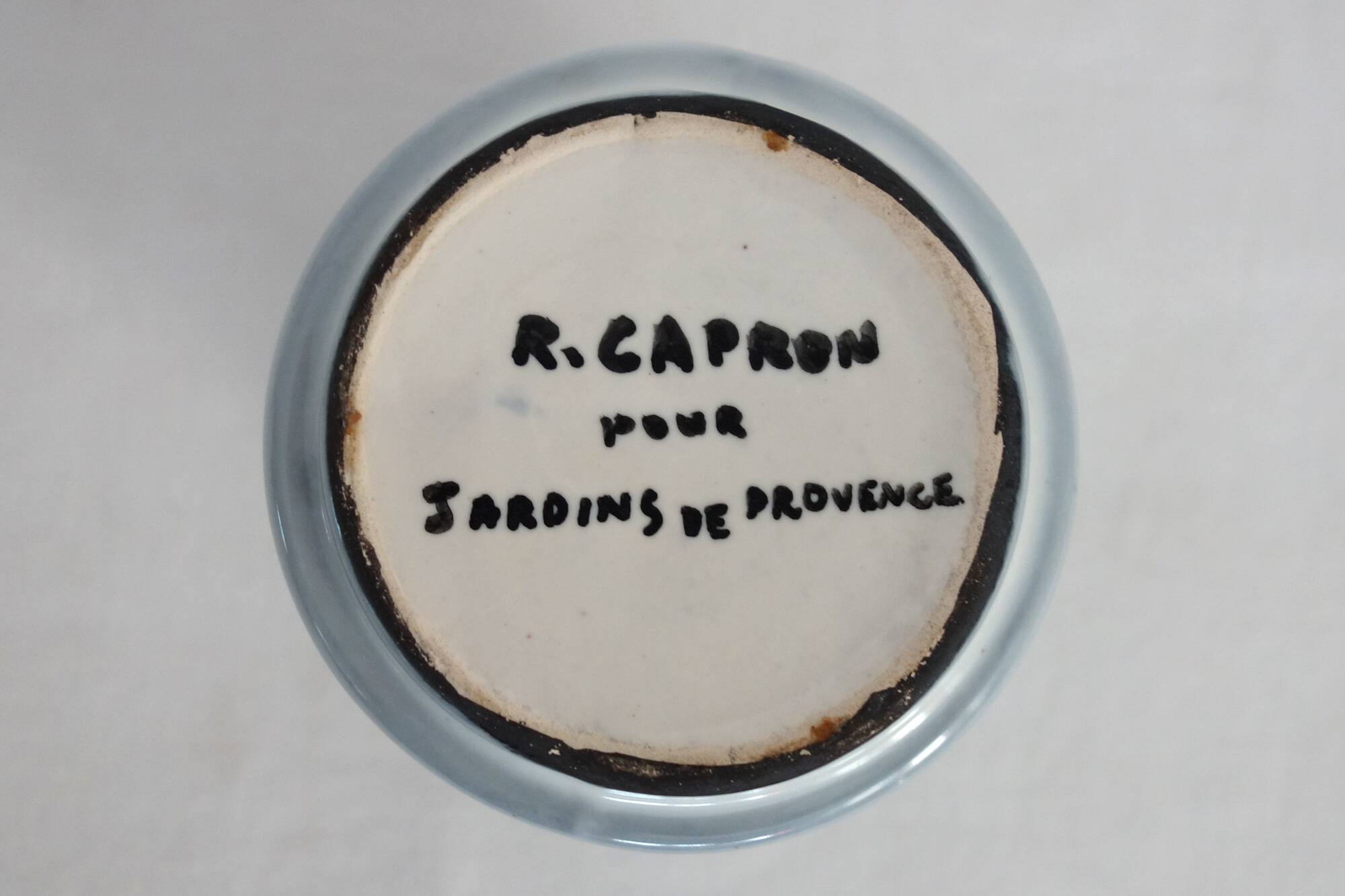 Small ceramic pot signed Roger Capron, 60s/70s