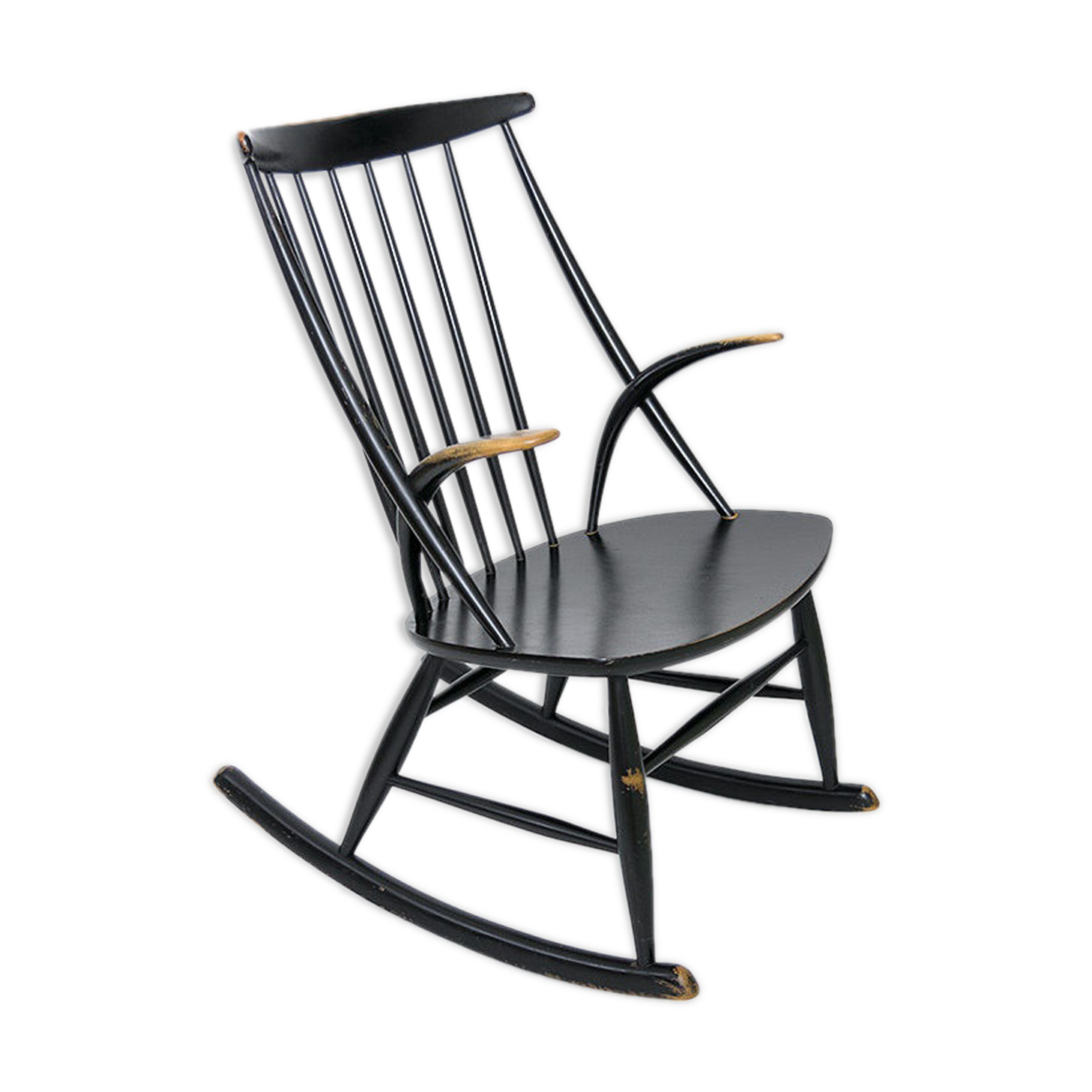 Rocking chair design Illum Wikkelso For Niels Eilersen