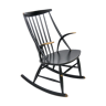Rocking-chair danois design Illum Wikkelso pour Niels Eilersen