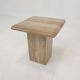 Set of 3 italian travertine coffee tables, 1980s