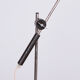 Large tilting luminaire in Steel and Teak Temde Leuchten 1960.
