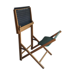 Bureau chaise et tableau craie