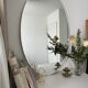 Grand miroir biseauté vintage