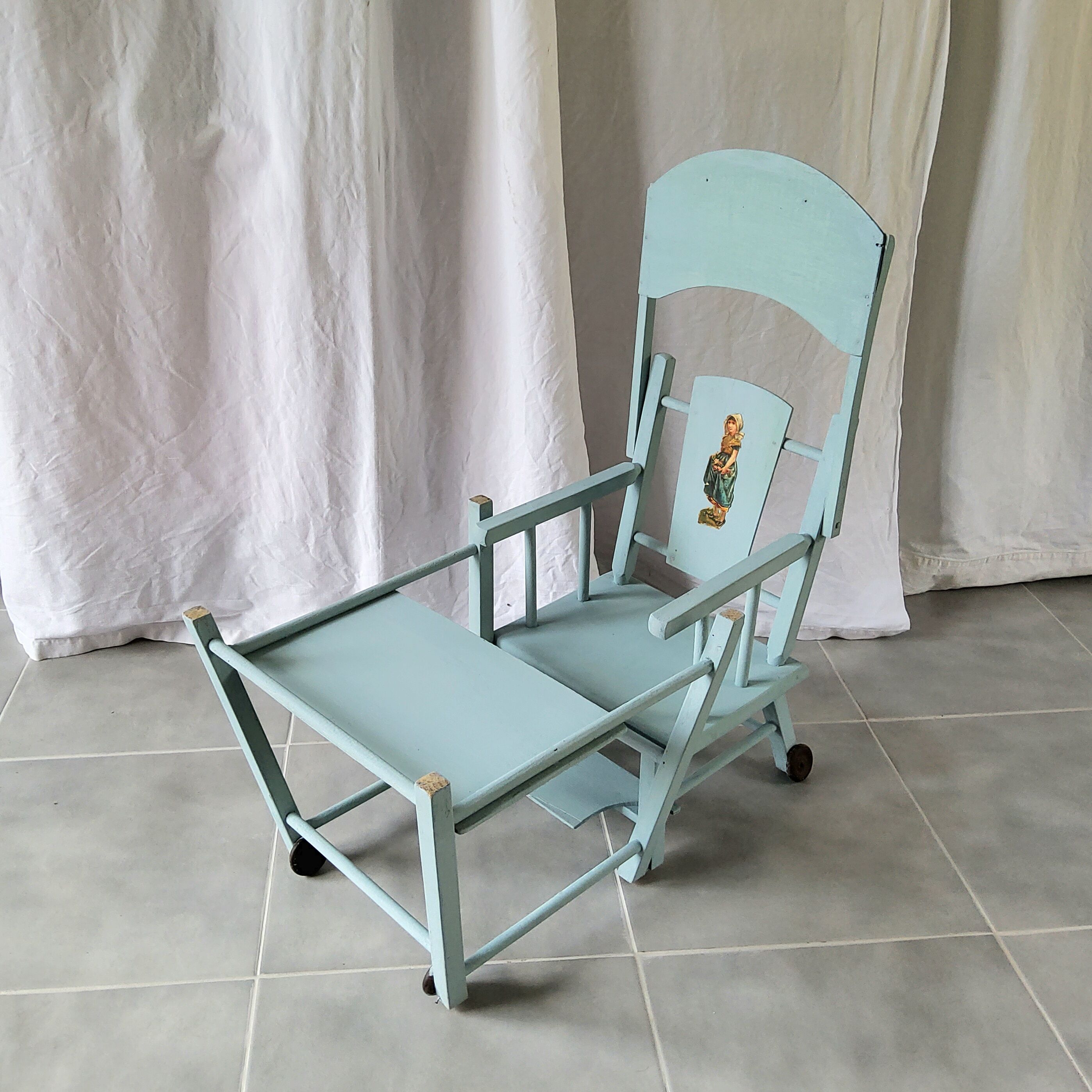 High chair doll