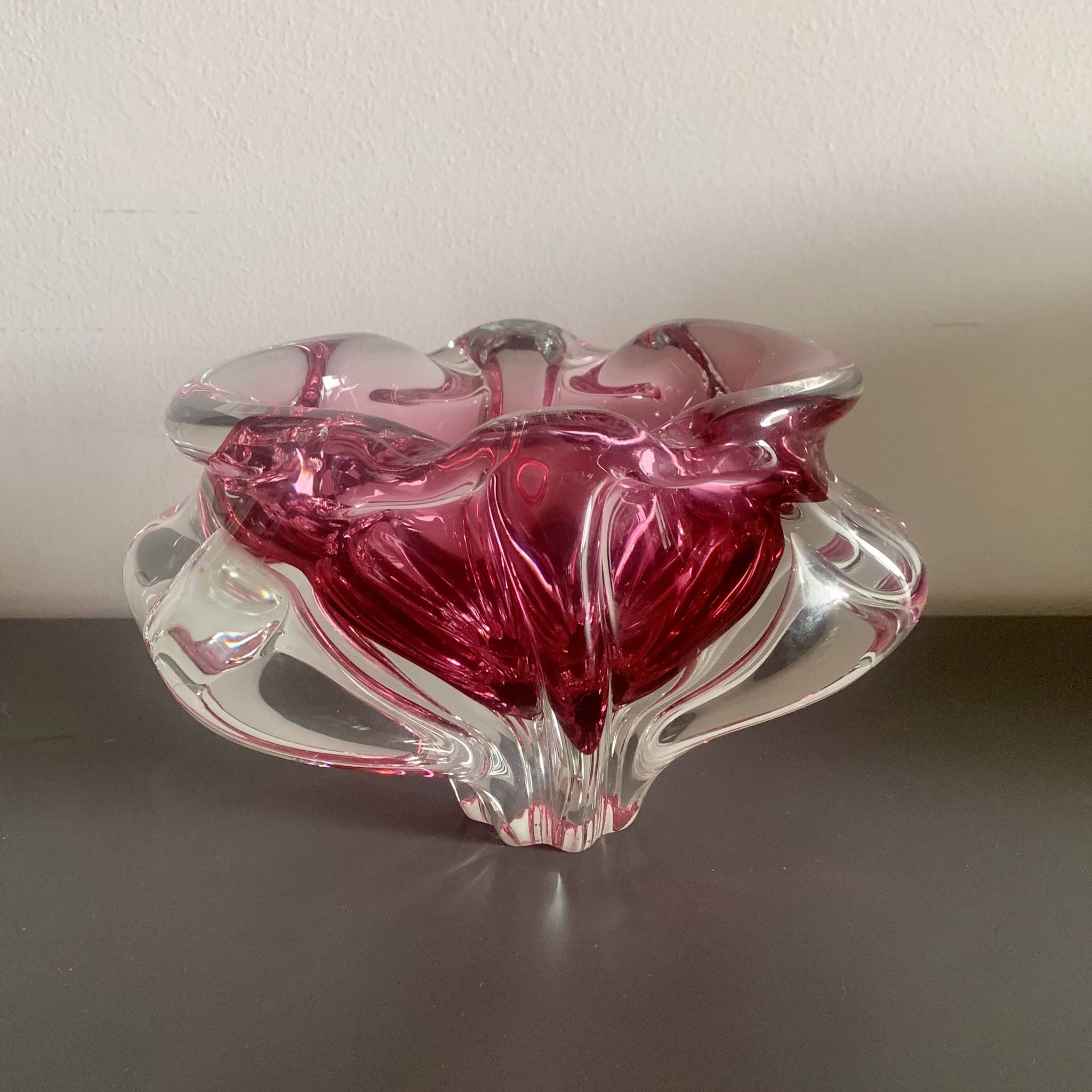 Bowl  by Jozef Hospodka for Chribska Sklarna, 1960s