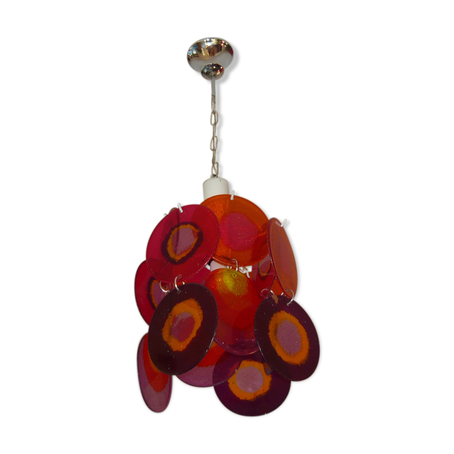 Suspension with colored discs 70