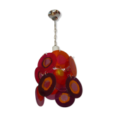 Suspension a disques colores annees 70