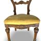 2 chaises et 1 chaise de coin italiennes, années 1950