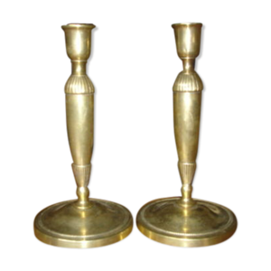Paire de bougeoirs époque - directoire