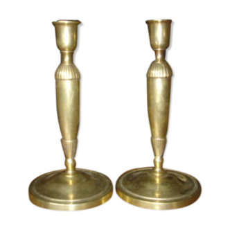 Pair of candlesticks time Executive Board late eighteenth early nineteenth