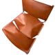 F444 lounge chair in cognac leather by Pierre Paulin for Artifort