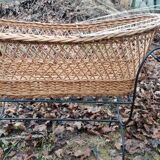 Rattan crib
