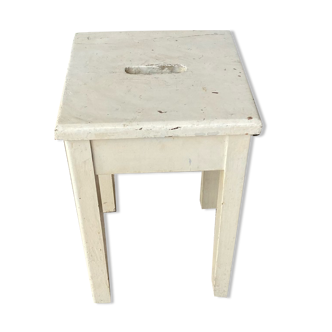 Old white stool