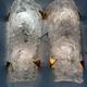 Pair wall lamps jt kalmar vintage design 70s
