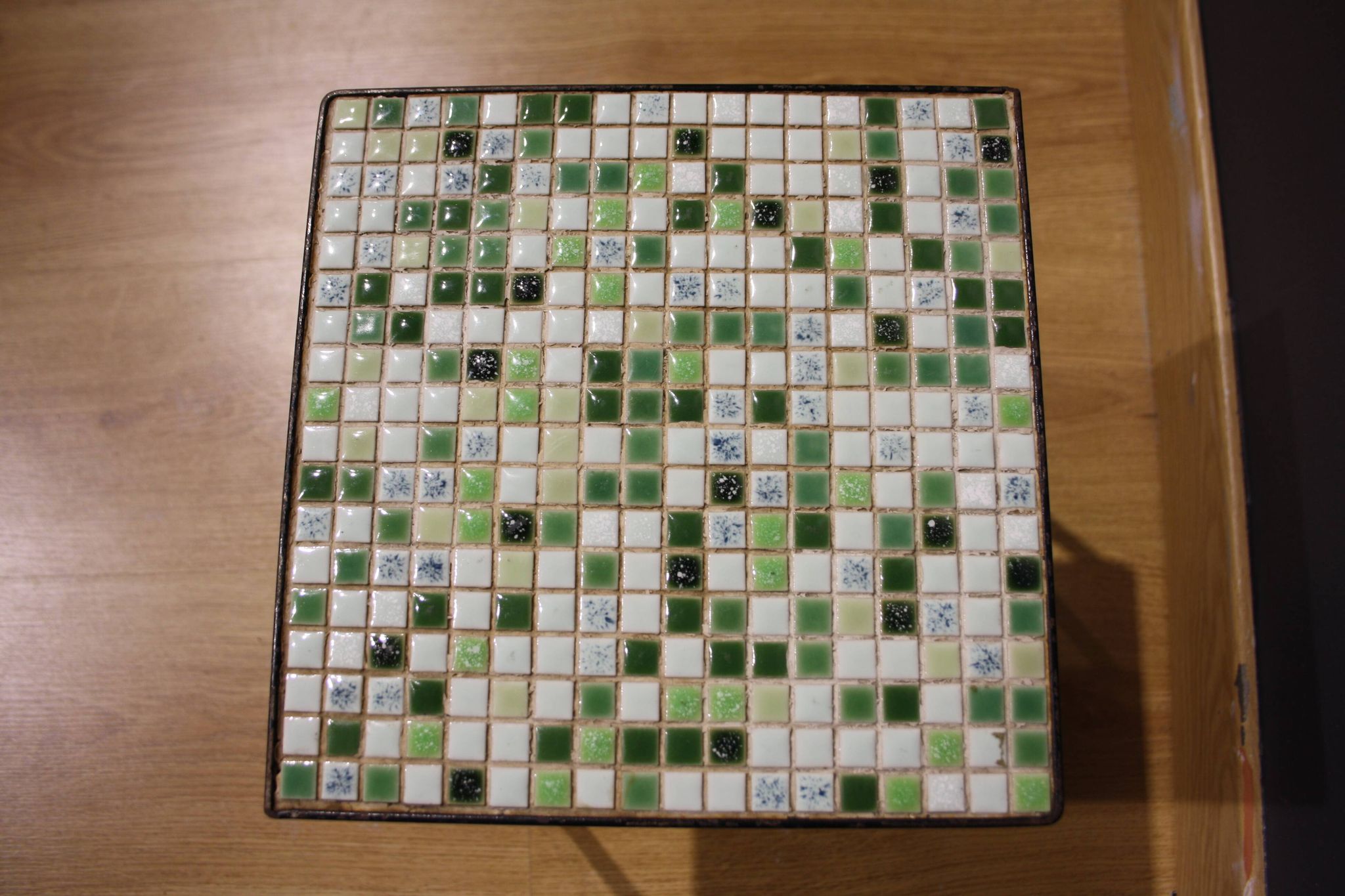 Small mosaic tile side table