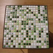 Small mosaic tile side table