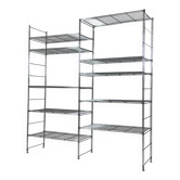 Modular metal shelving unit by Niels Gammelgaard, 1980s