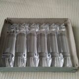 6 old and large crystal knife holders in Art Deco style