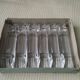 6 old and large crystal knife holders in Art Deco style