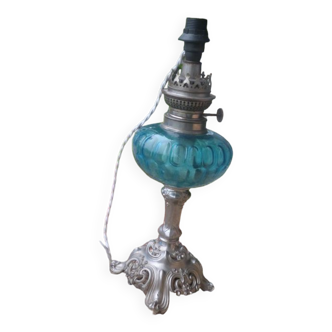 Baroque style electric oil lamp