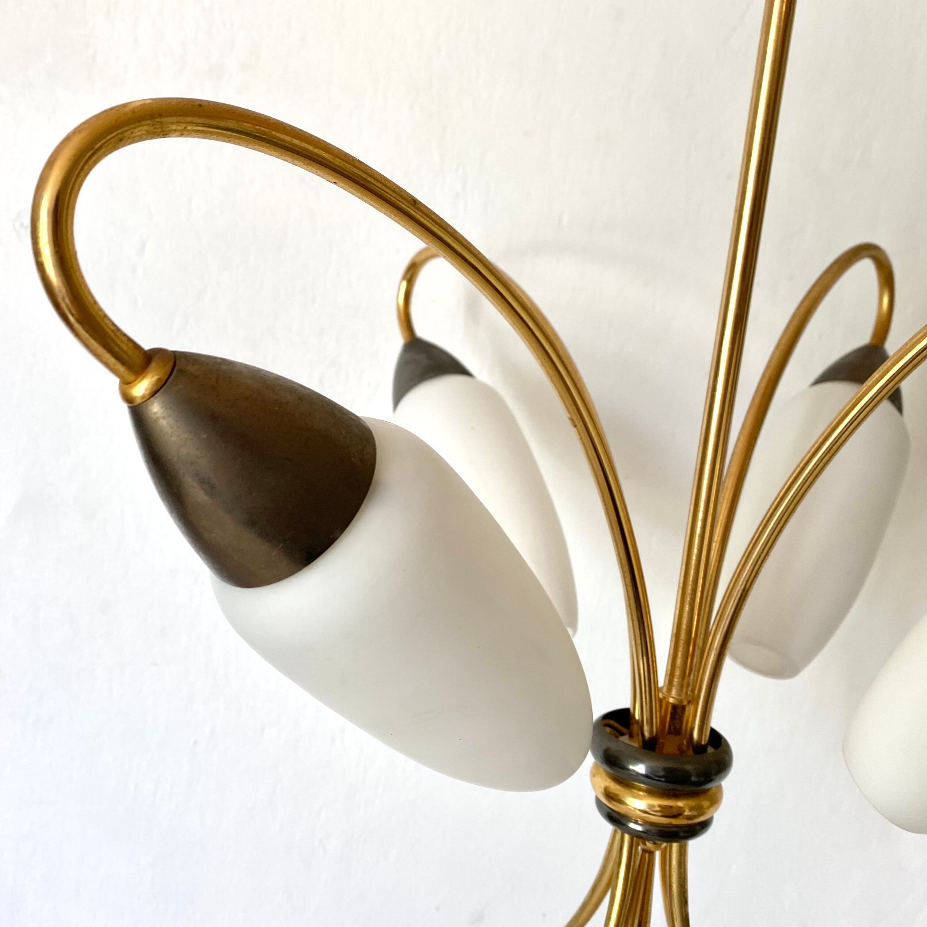 4-light chandelier from the 50s/60s