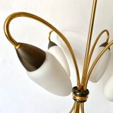 4-light chandelier from the 50s/60s