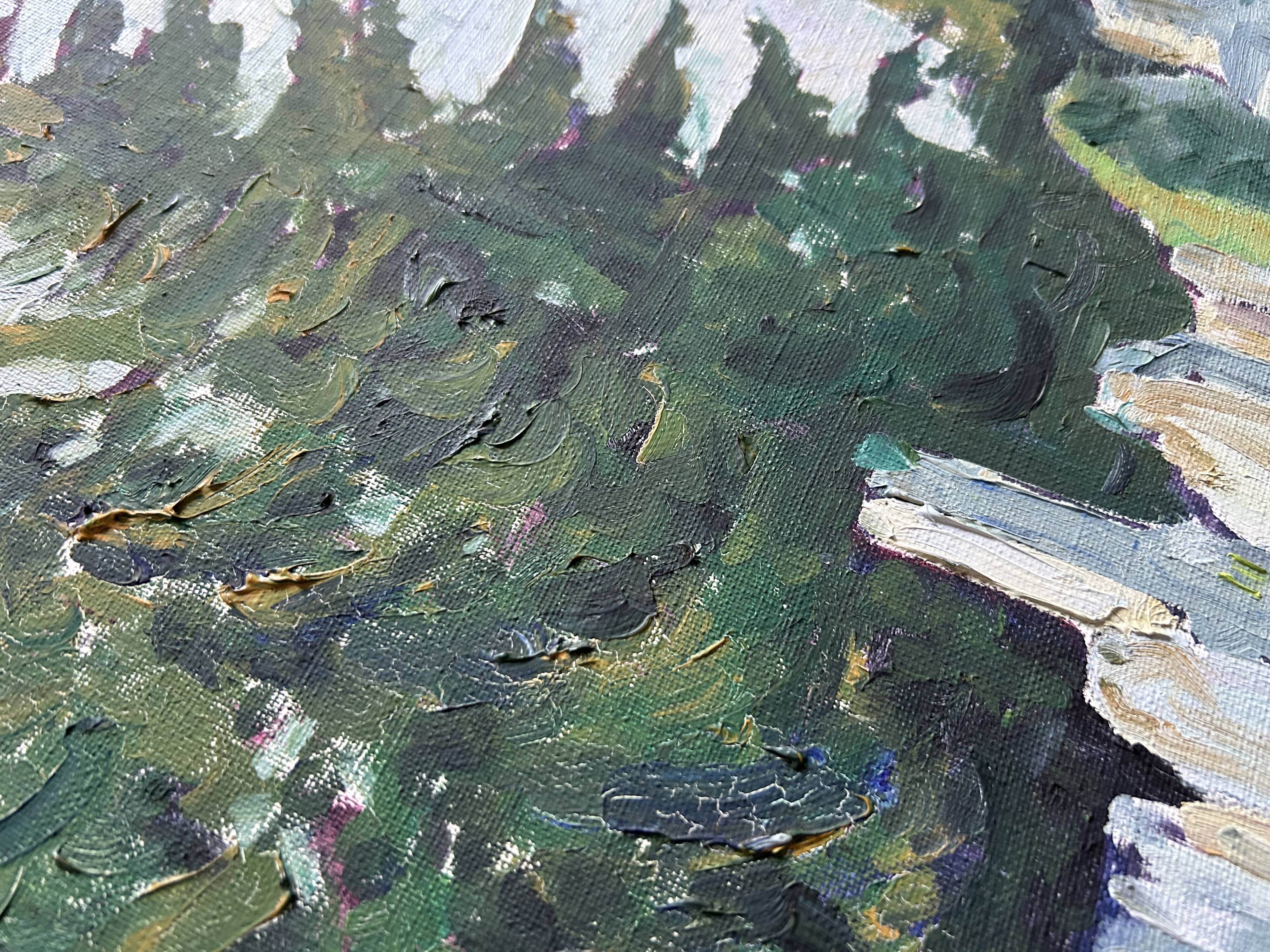 Antique painting signed G.Moreau, 1978