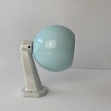 Old porcelain and vintage opaline wall lamp