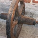 Old wheelbarrow wheel