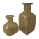 Pair of bottle vases blown glass Bendor 60s