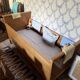 Wooden baby bed