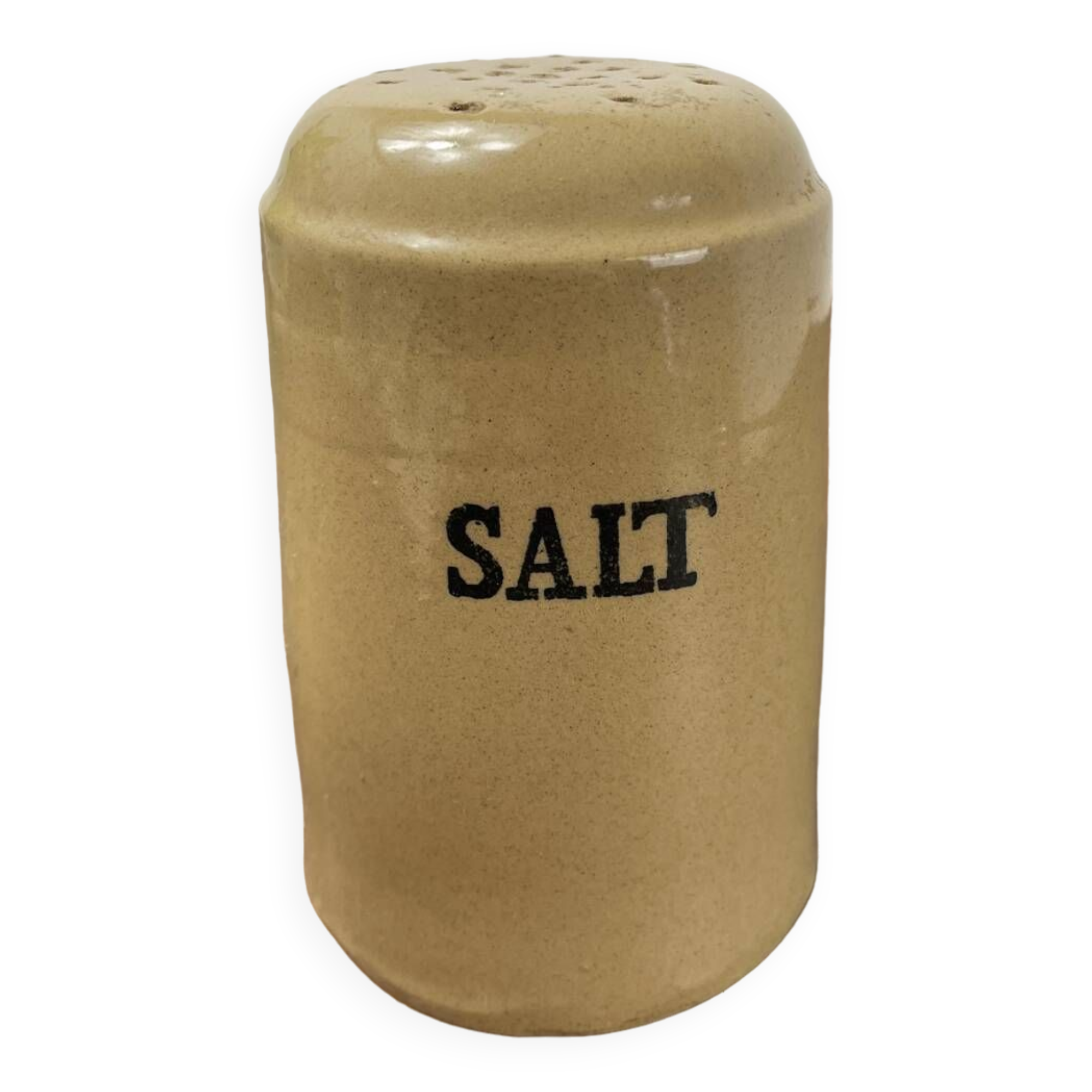 Vintage English stoneware salt cellar