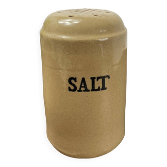 Vintage English stoneware salt cellar