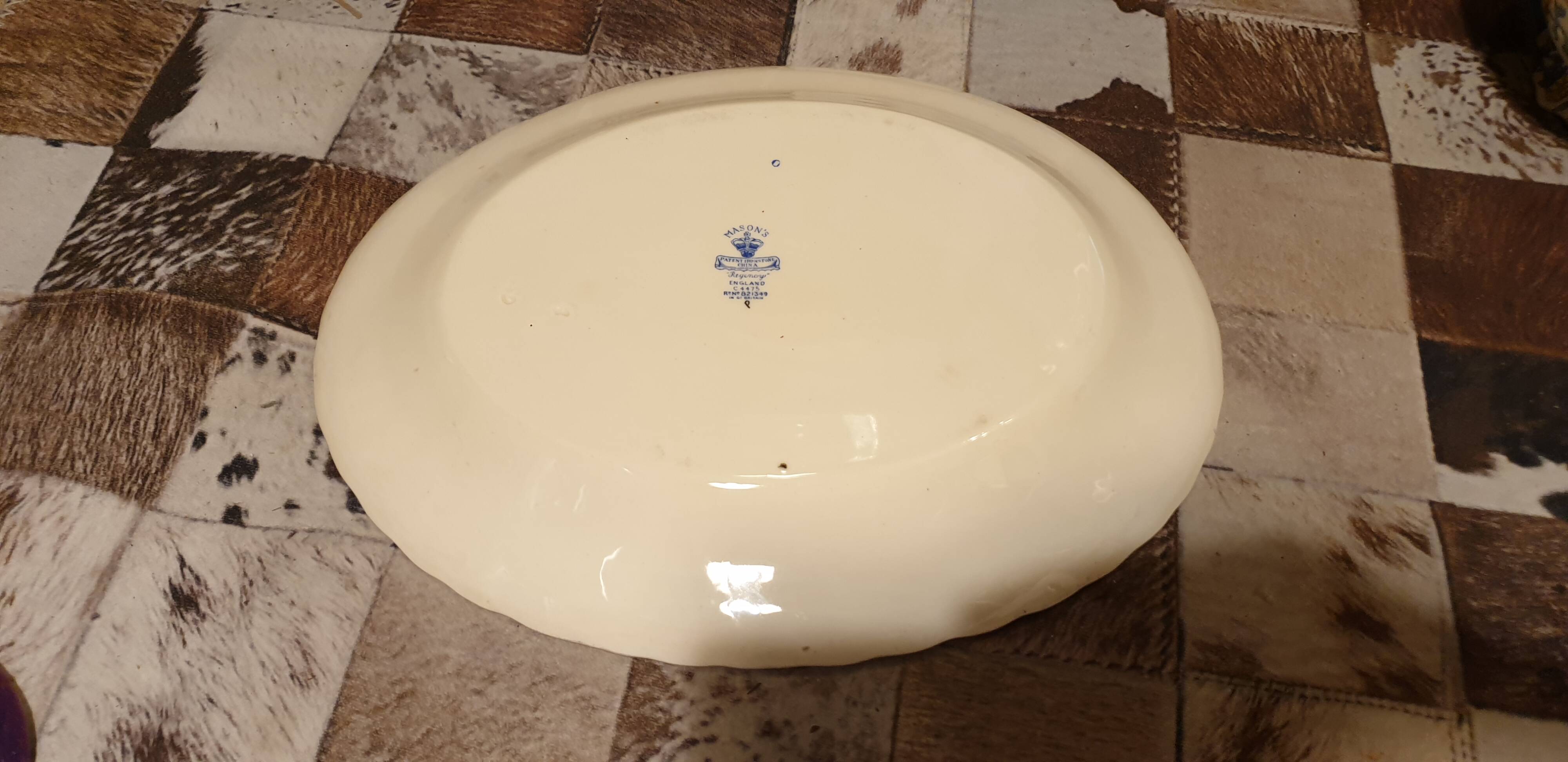 English ceramic dish