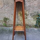 Selette ancienne en bois, style art nouveau