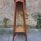 Antique wooden side table, Art Nouveau style