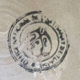 Small oriental plate, decorative, handmade, vintage and collector