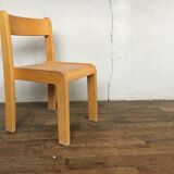 Vintage children's chair retro 60s wooden furniture antic image 0 vintage retro children's chair year