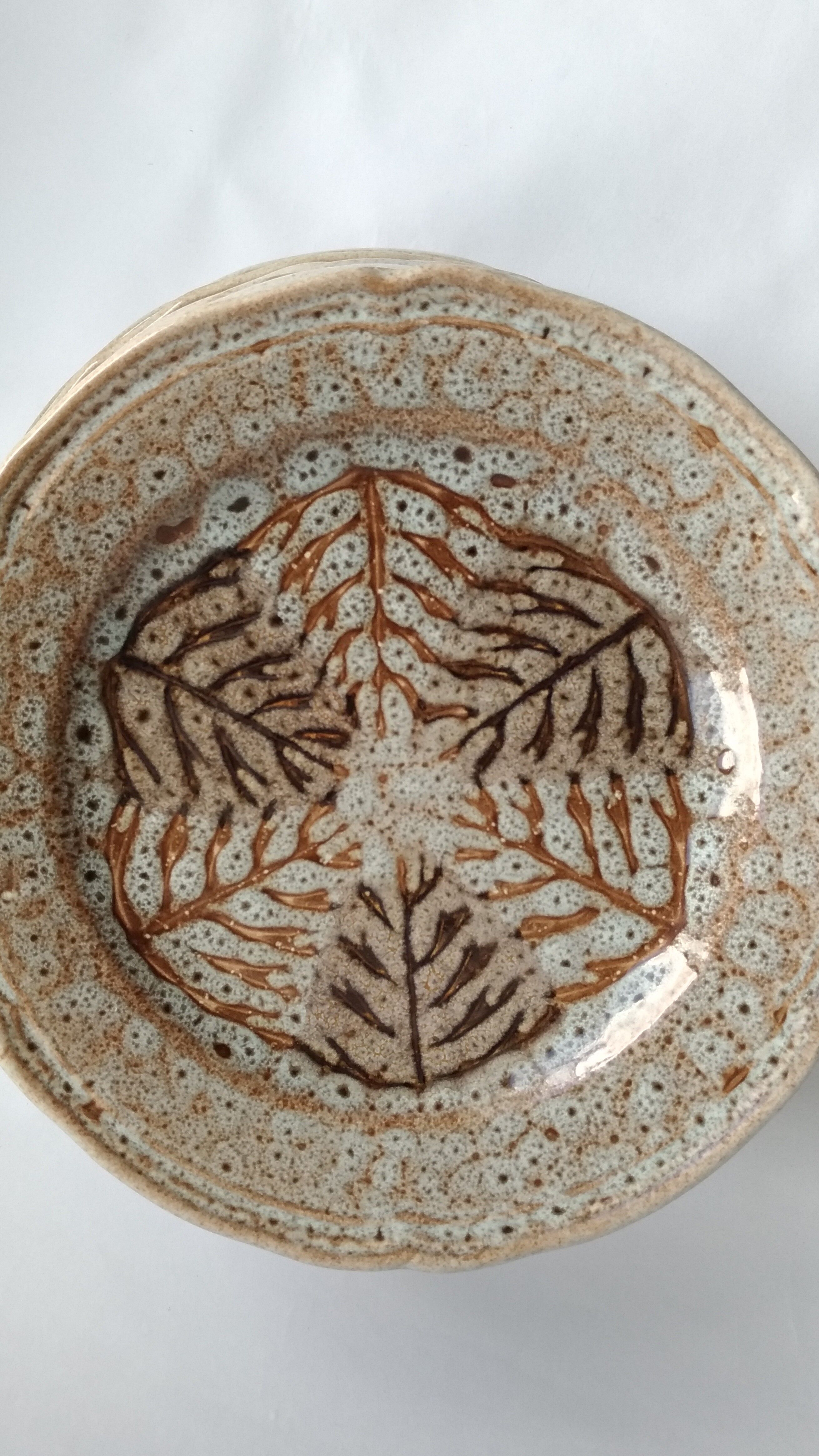 10 plates 1970 Japala Faïence de Pornic