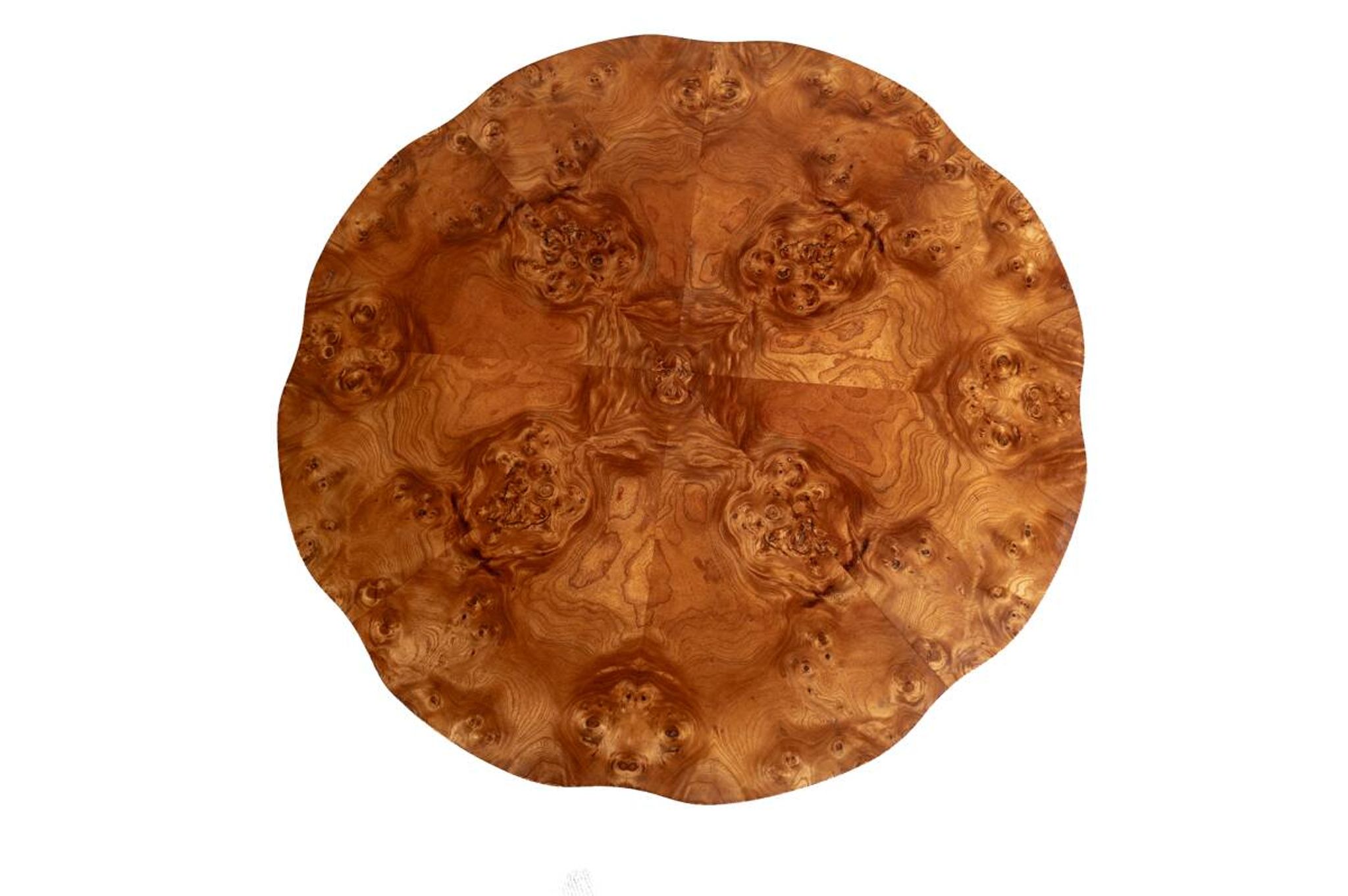 Elm burl side table, Sweden, 1940s