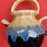 Pichet vase signé Alpho grès flammé années 1940 1950