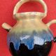 Pichet vase signé Alpho grès flammé années 1940 1950