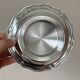 Silver-plated shell butter dish