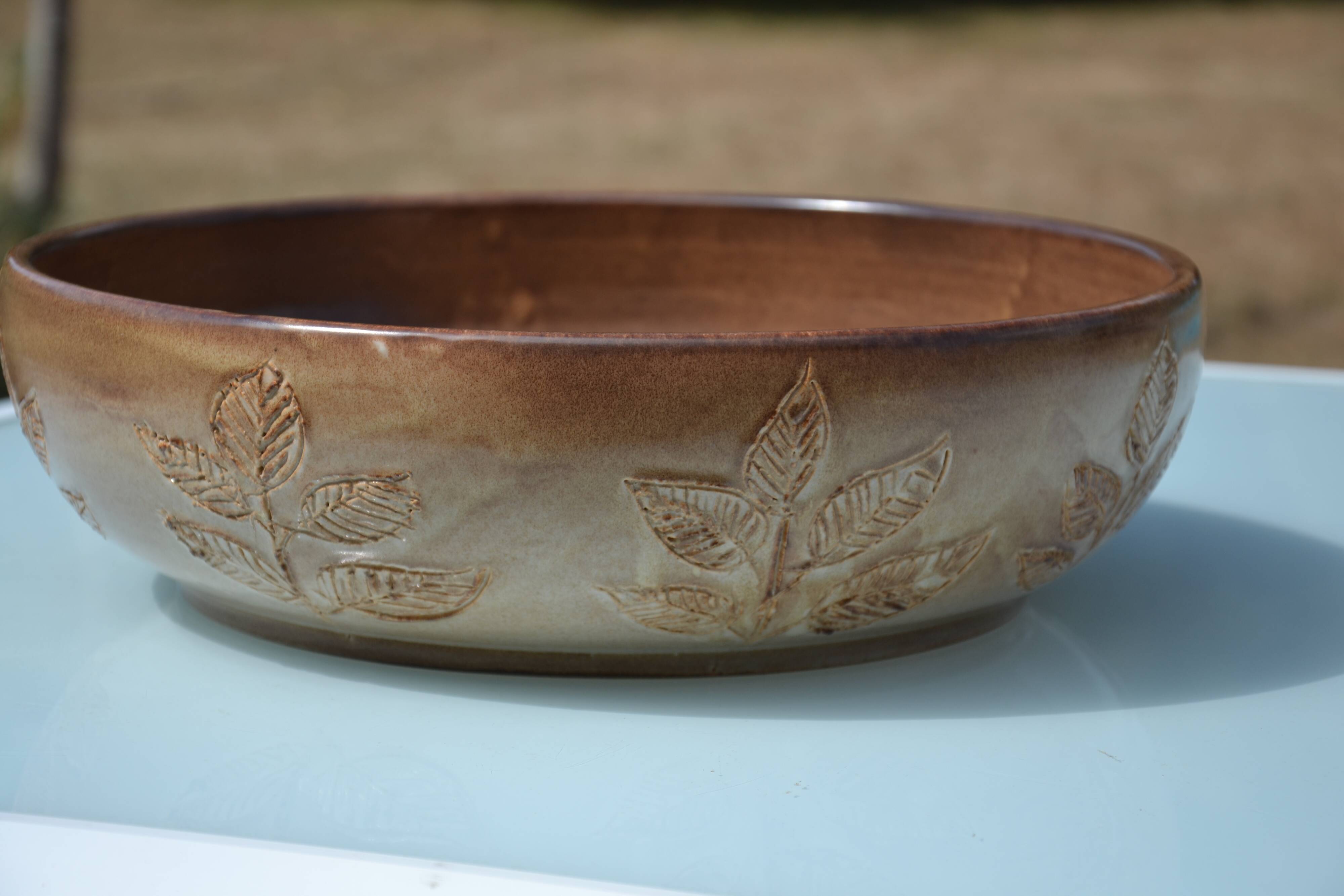 Large salad bowl/fruit bowl Michel and Denise Pointu