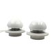 Ensemble de 2 lampes de chevet de style spatial, Italie, 1970
