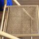 Chaise cannée pliante Habitat années 80